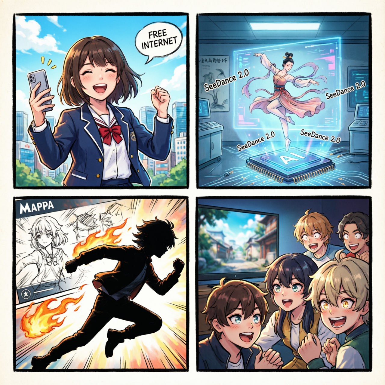 Кибер-дайджест за десятое апреля: бесплатный интернет в Корее, китайская SeeDance 2.0 и аниме Honkai: Star Rail