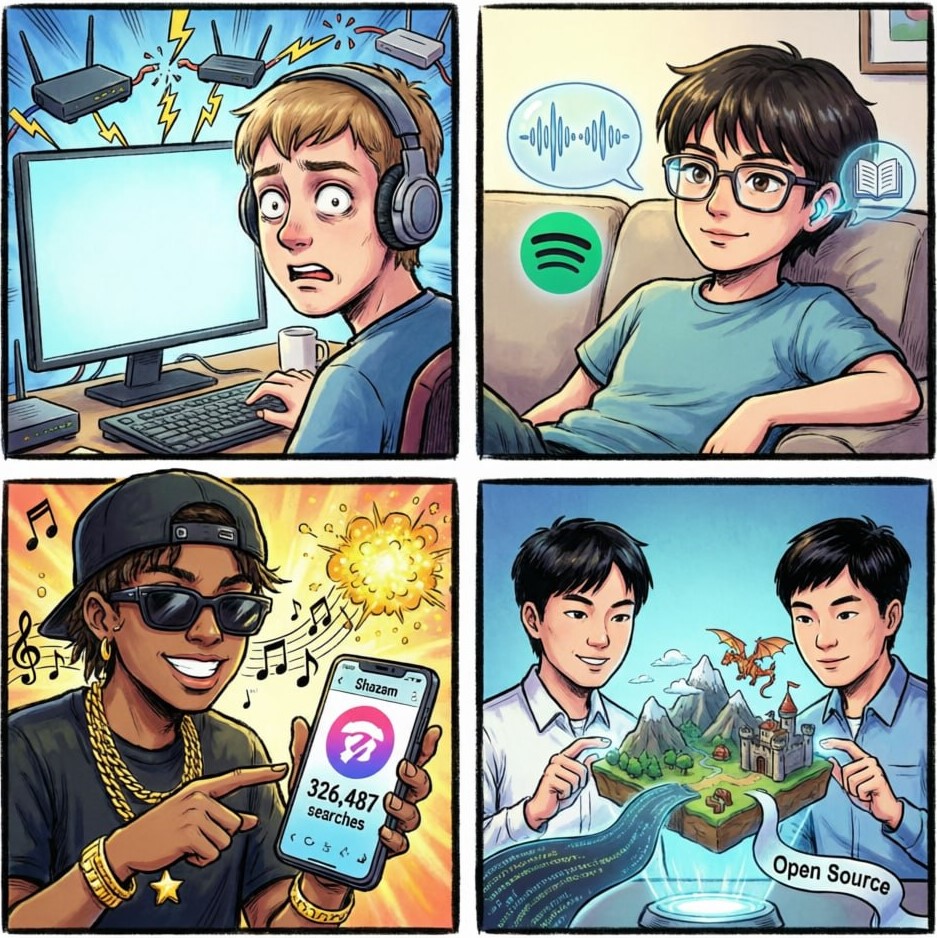 Spotify ВПН Канье Уэст Shazam