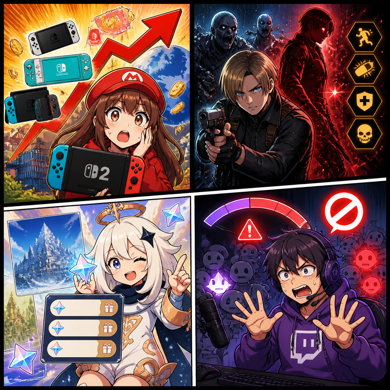 Кибер-дайджест за 8 мая: подорожание Nintendo Switch 2, новые промокоды в Genshin Impact и многое другое