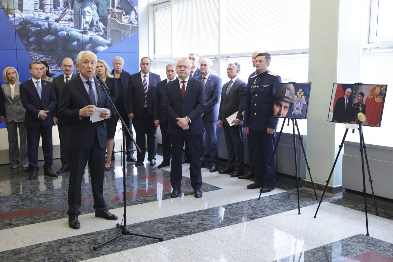 В Госдуме открылась выставка «Следственный комитет России в условиях специальной военной операции»