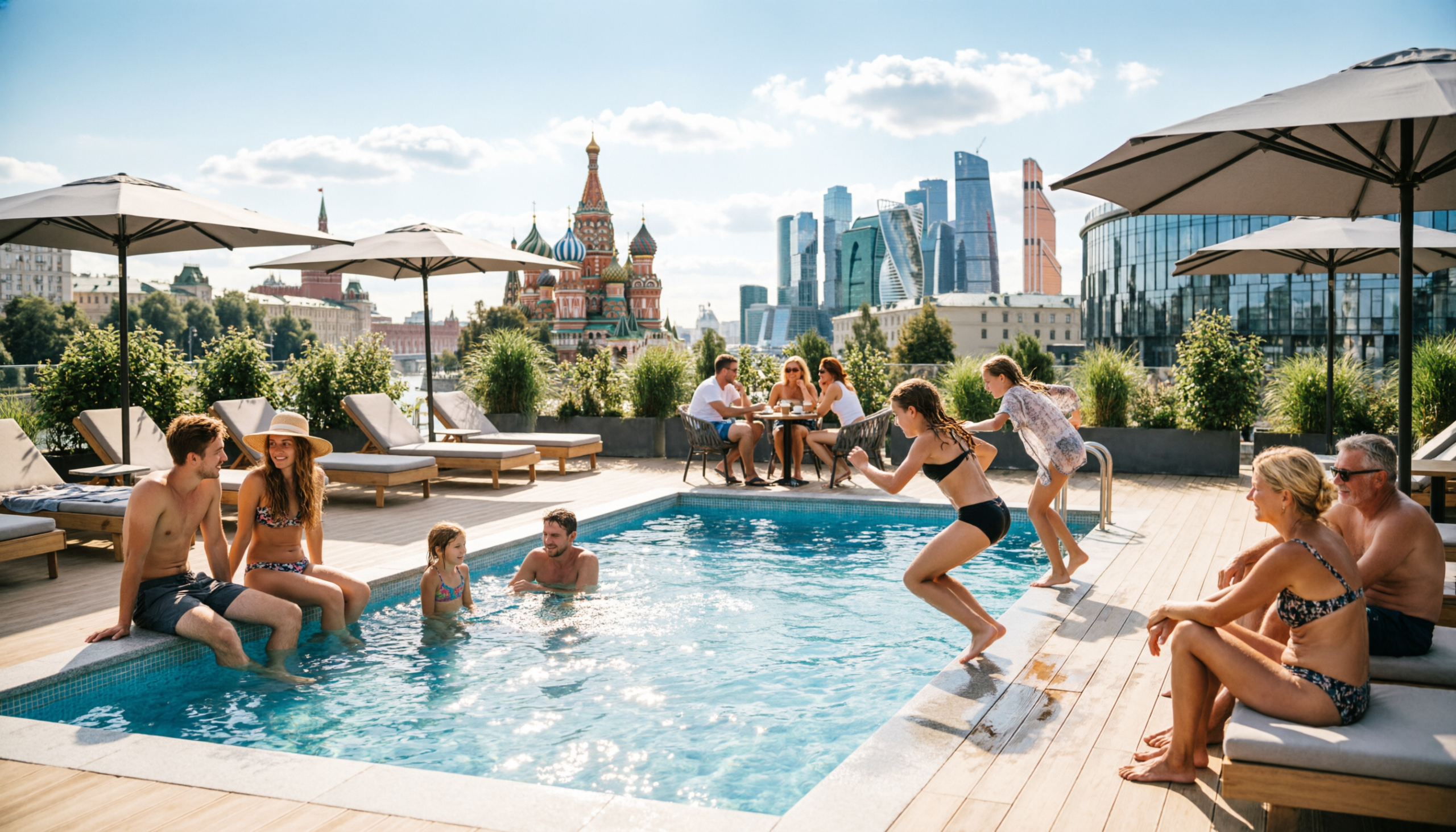 Топ-5 открытых бассейнов Москвы: куда сходить этим летом