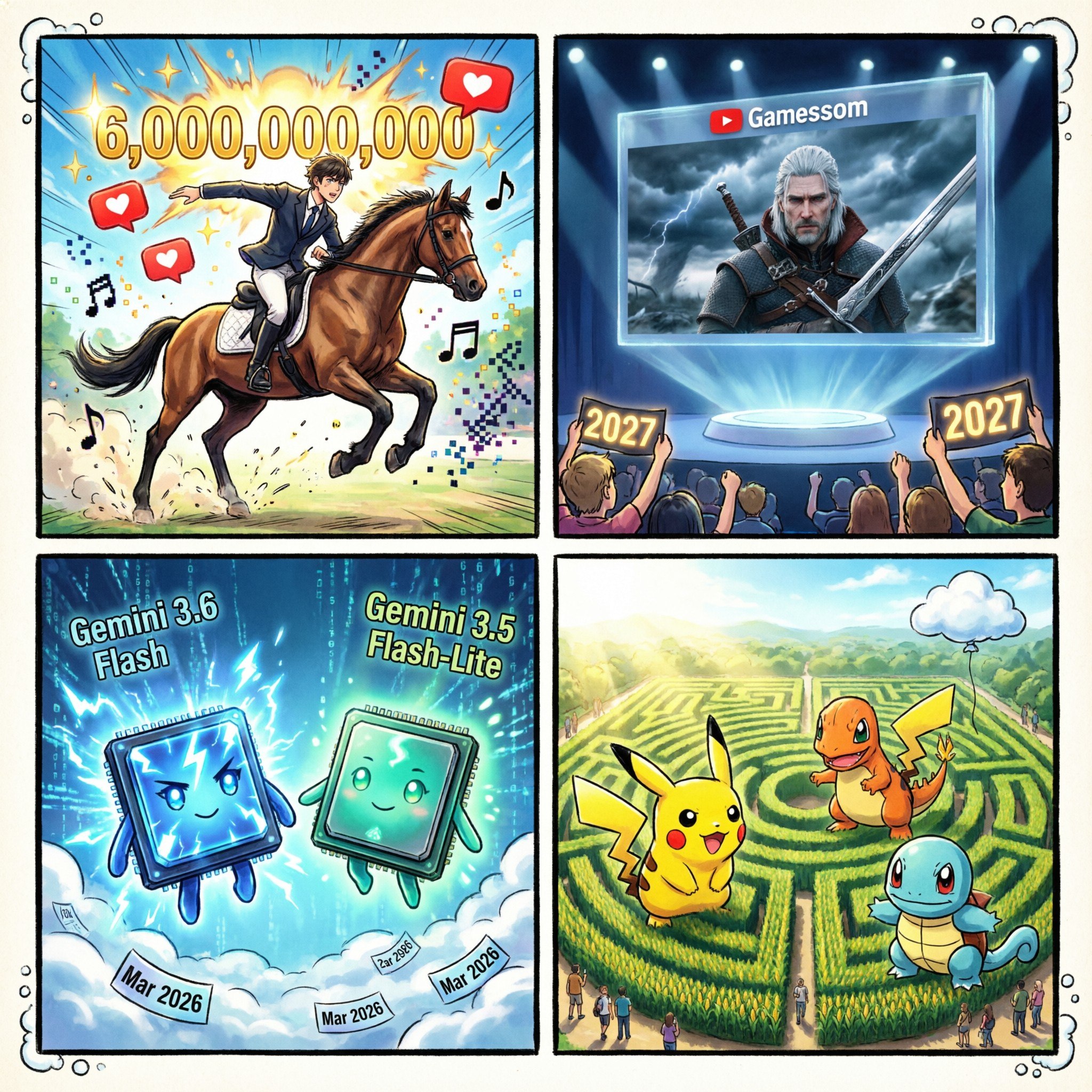 Кибердайджест за 21 июля: рекорд Гангнам Стайл, новые Gemini, лабиринт Pokemon и новое DLC для «Ведьмака 3»